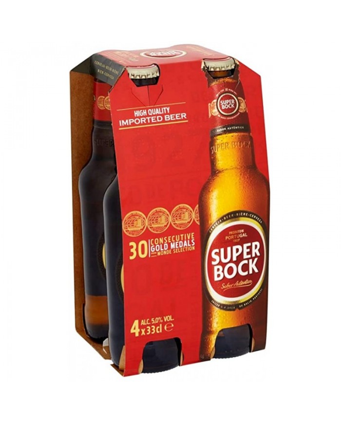 Cerveja Super Bock 330ml x4