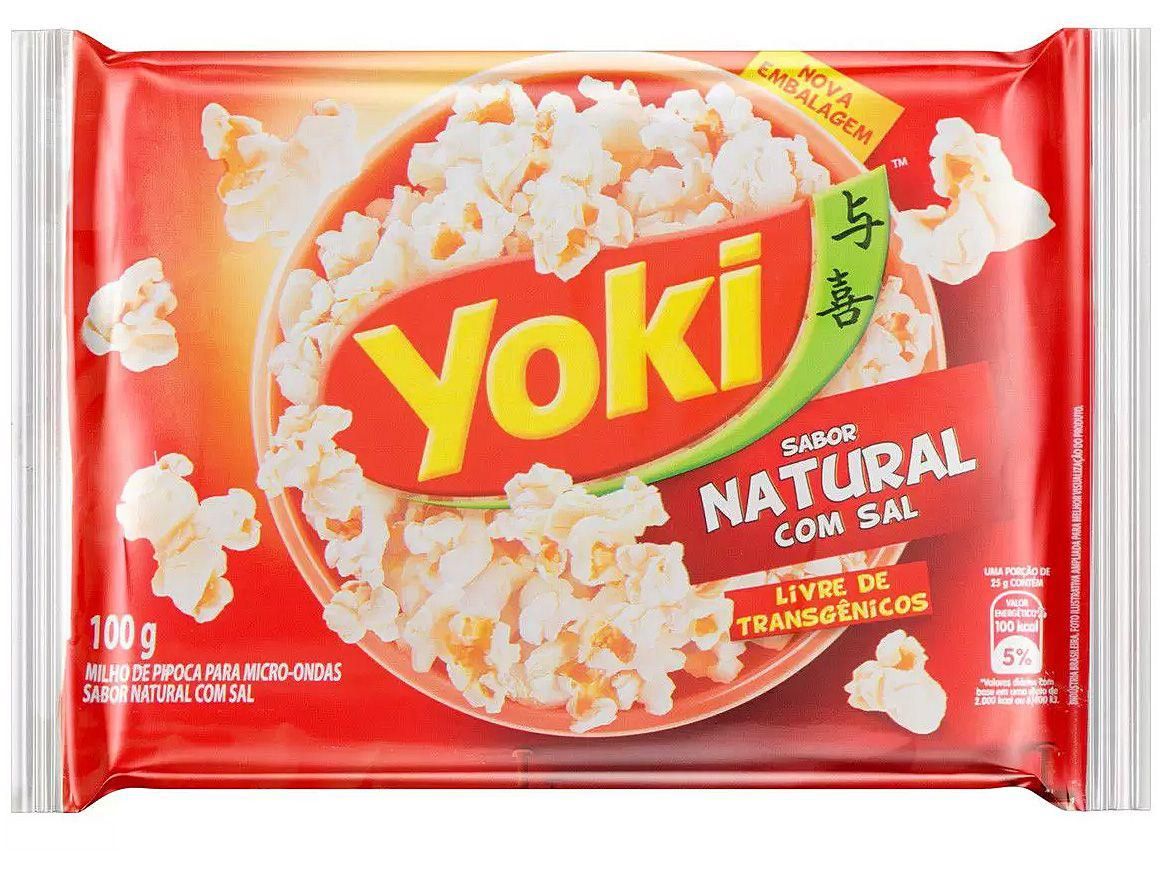 Pipoca de Sal YOKI 100g