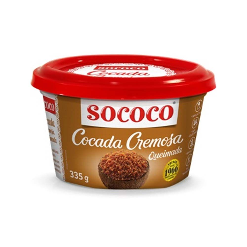 Cocada Cremosa Torrada SOCOCO 335g