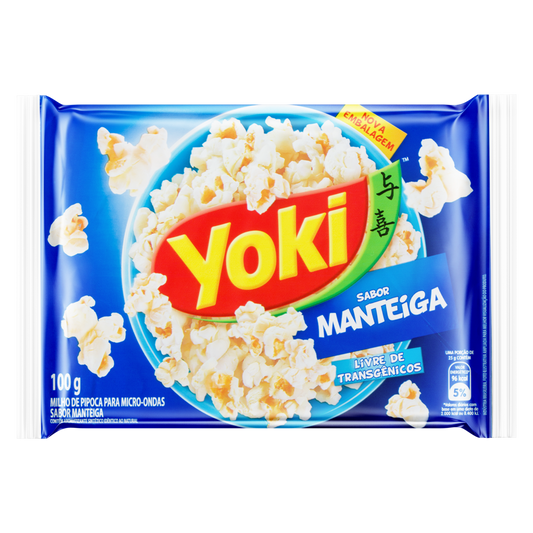 Pipoca sabor Manteiga YOKI 100g