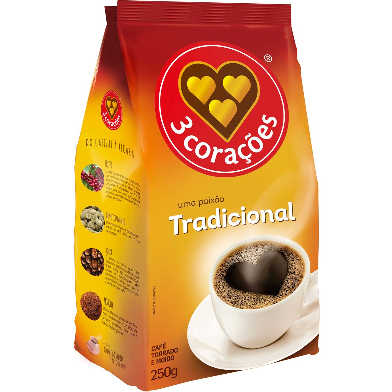 Café 3 Corações 250g