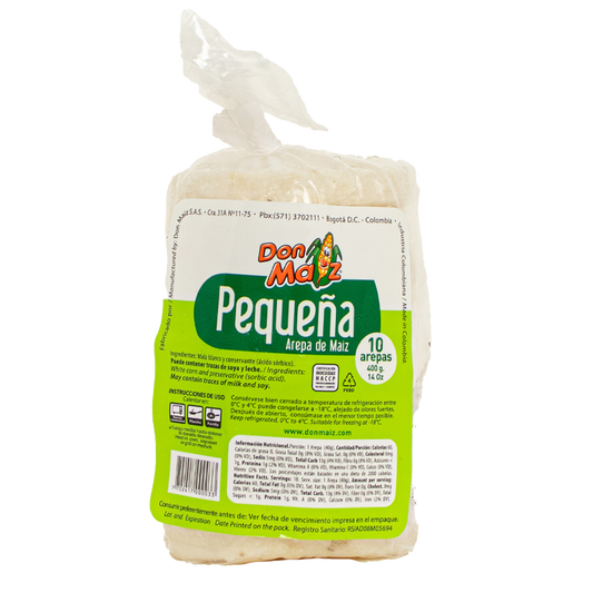 Arepa Pequena DON MAIZ 400g