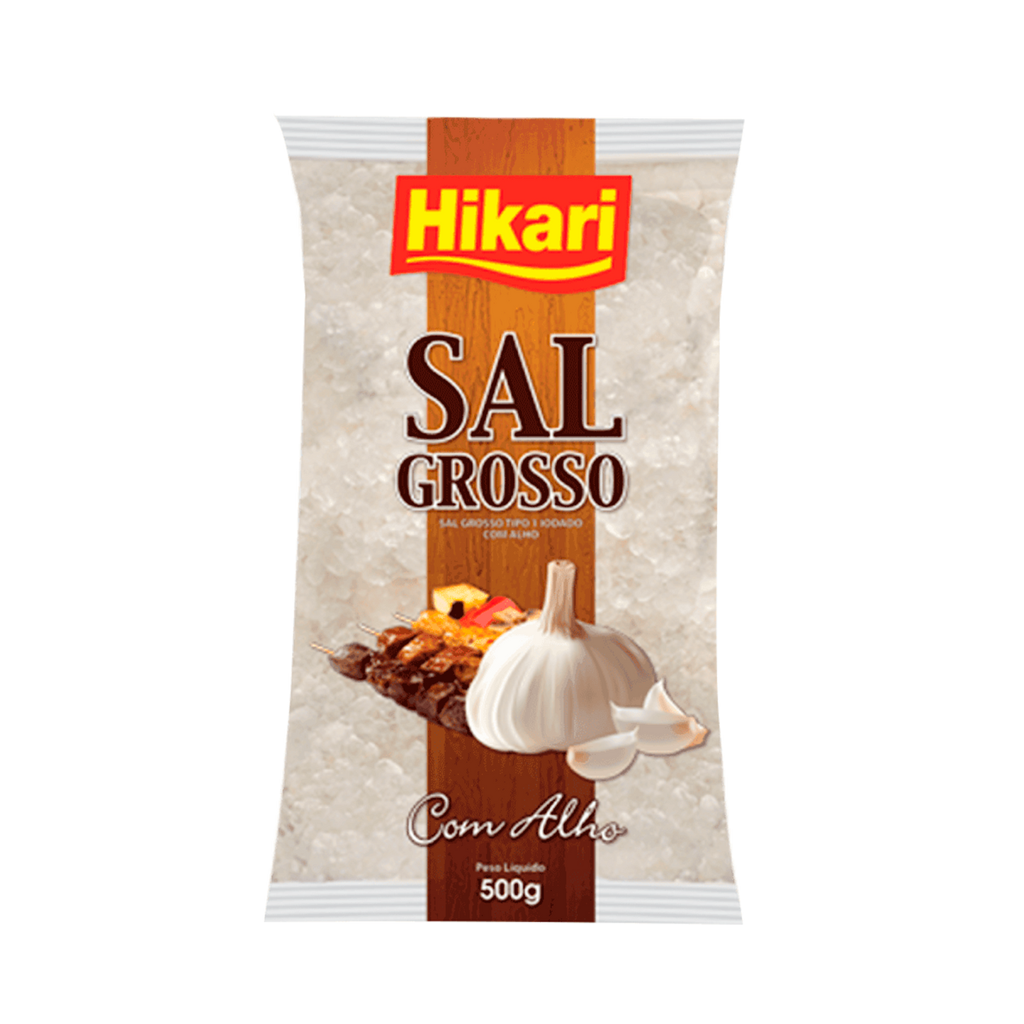 Sal Grosso com Alho HIKARI 500g