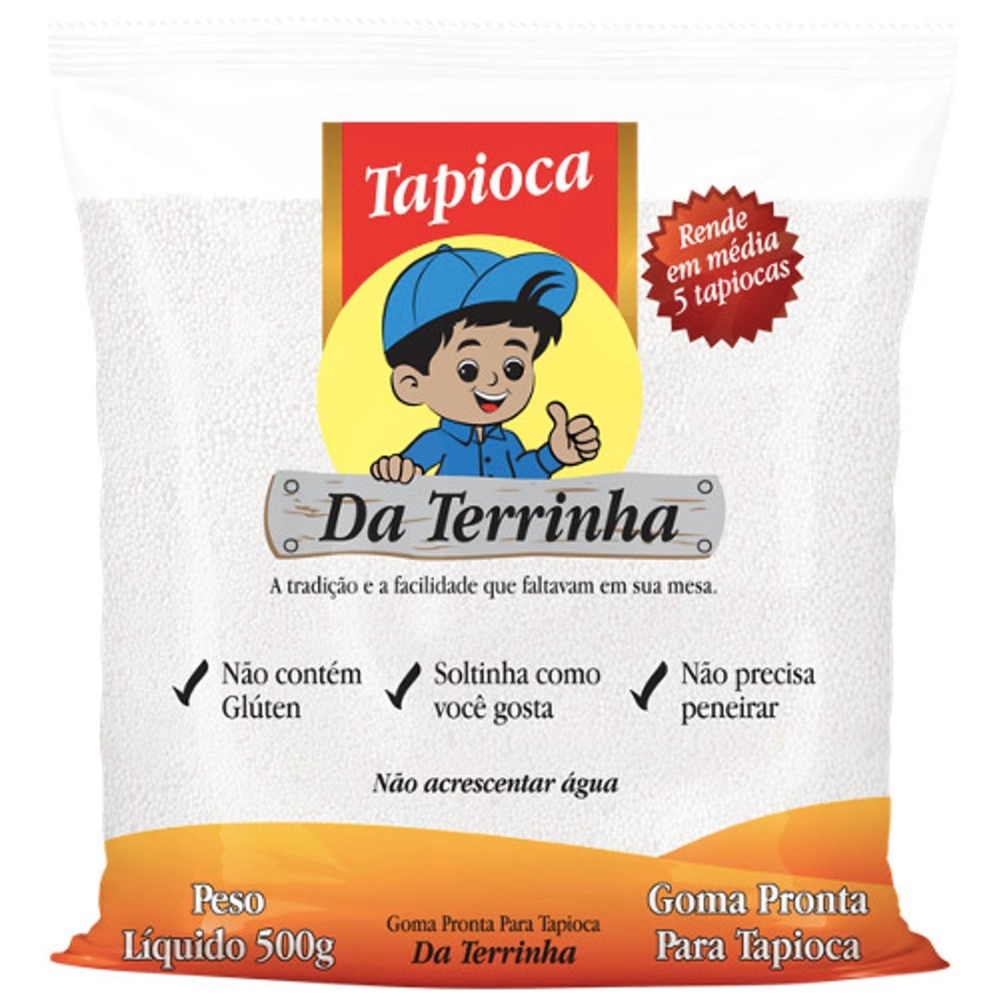 Tapioca Hidratada DA TERRINHA 500g